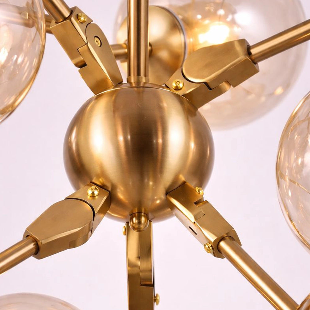 Spear Orb Galactic Arm Chandelier