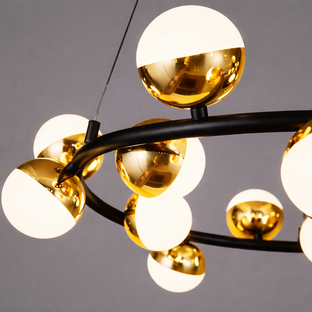 NovaSphere Orbit Ring Chandelier