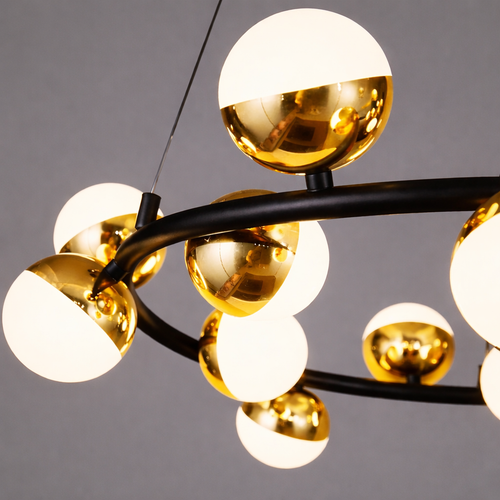 NovaSphere Orbit Ring Chandelier