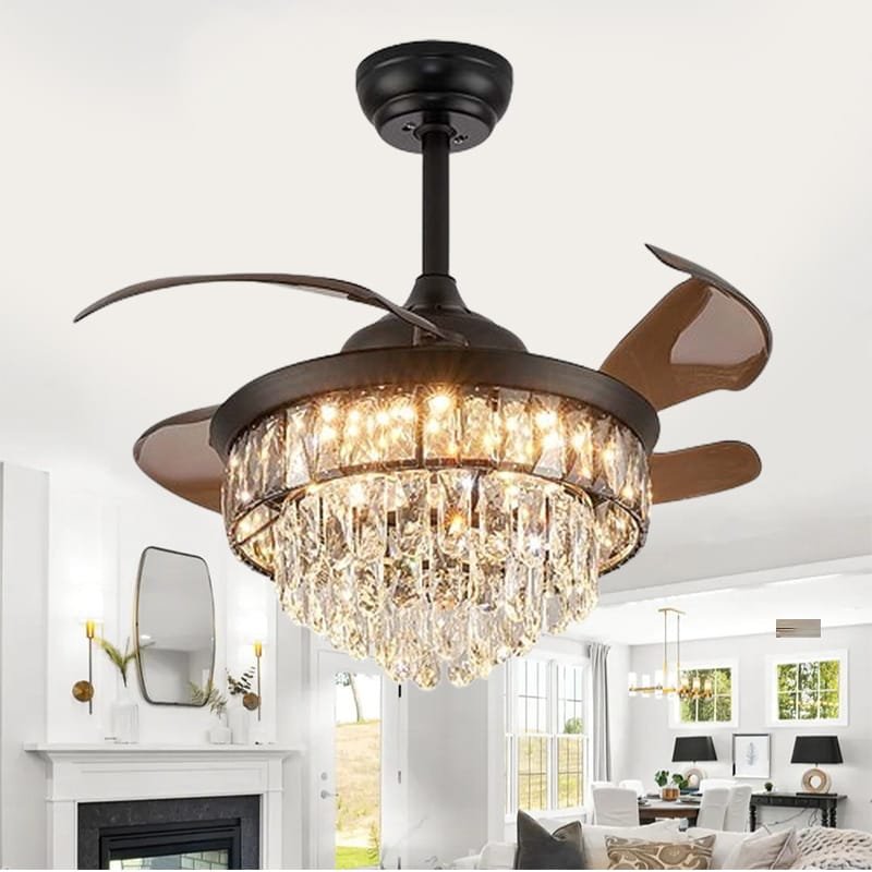 Nightjar (With lamp) Ceiling Fan | 38W BLDC Motor | 1220mm | Iron Body