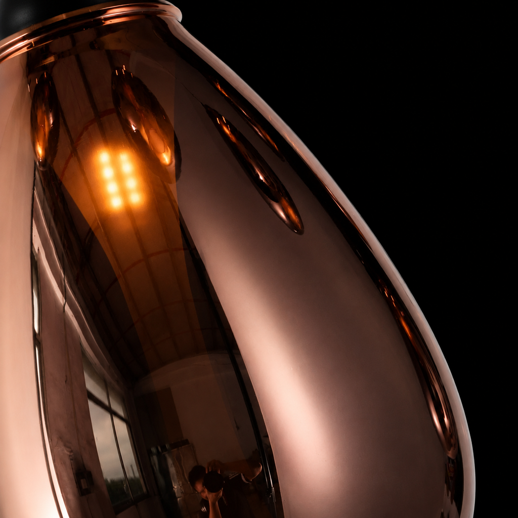 Aurora Droplets of Incandescence (Rose Gold)