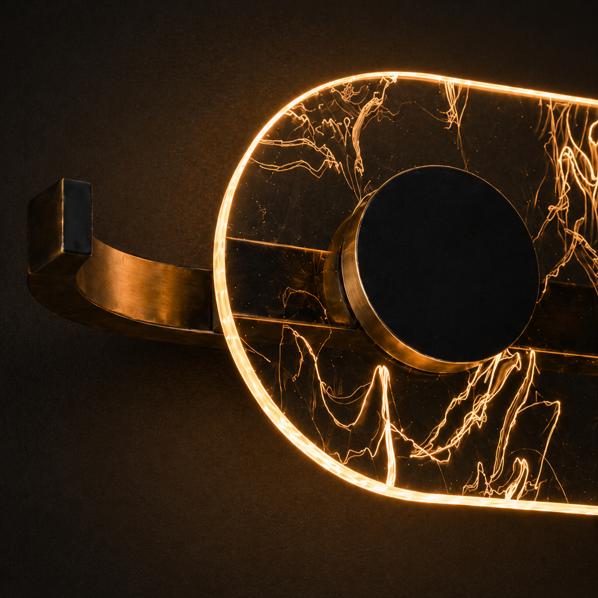 Luminara 3-Ring LED Wall Light