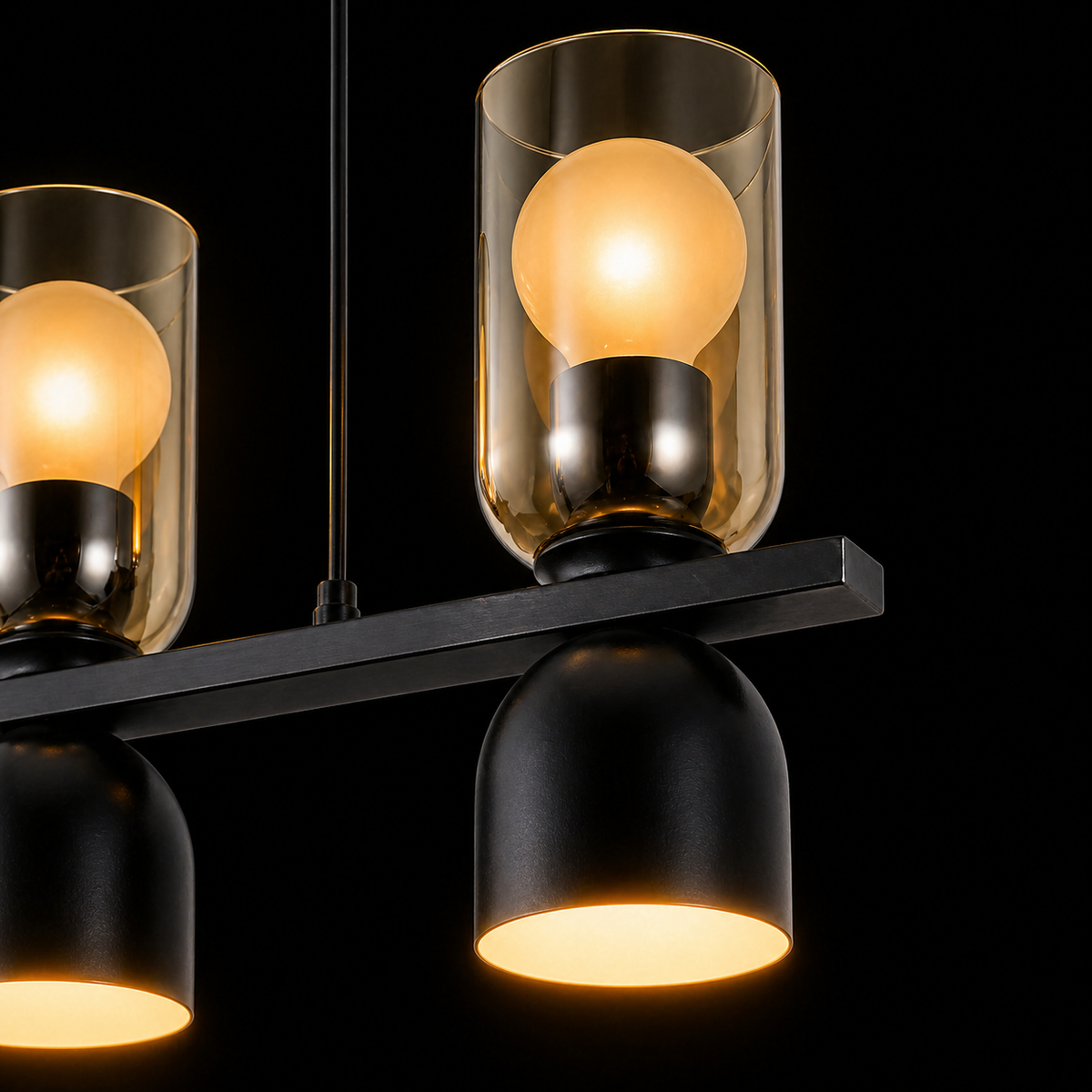FusionGlow 4-Light Suspension Chandelier
