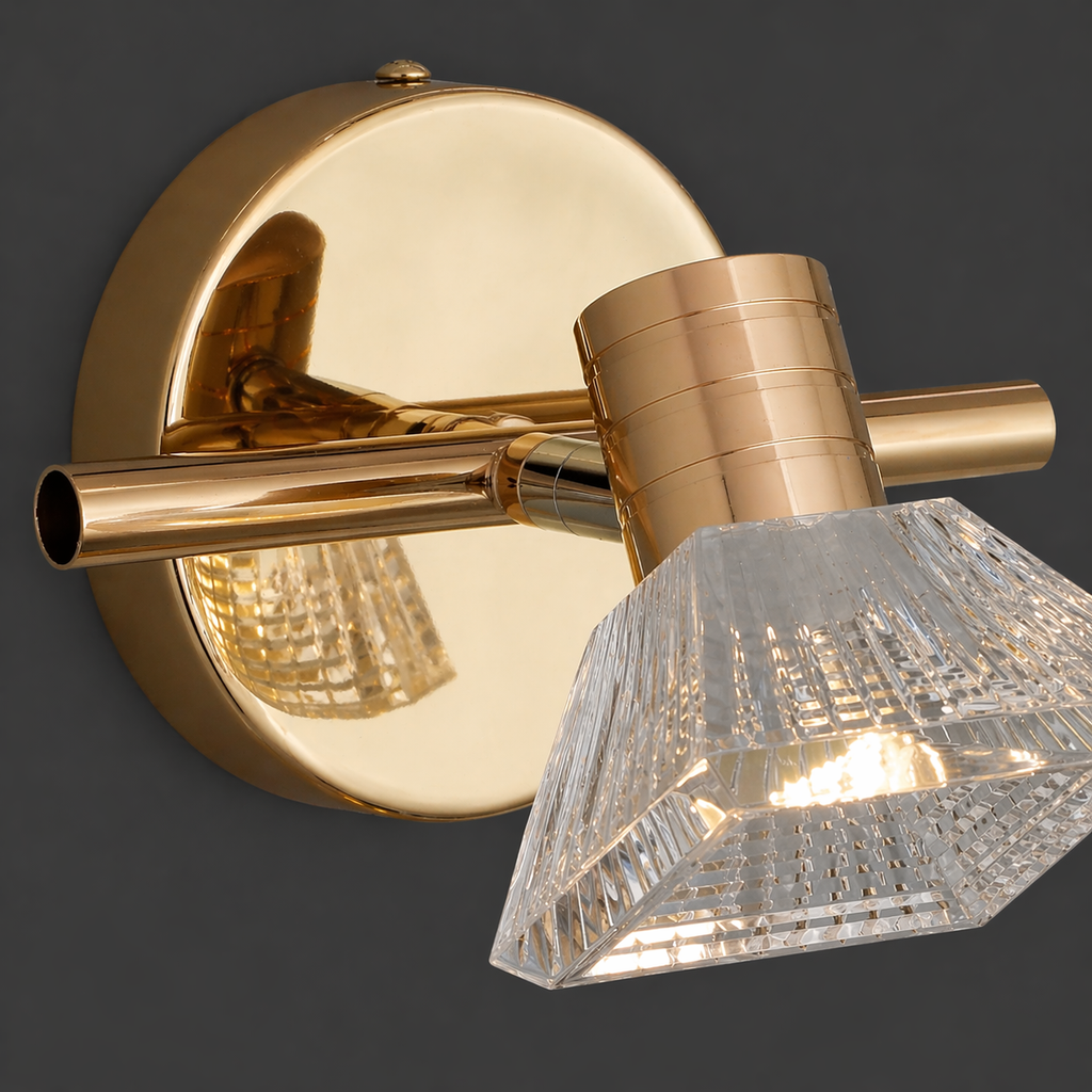 Zyra Crystal Single Wall Lamp
