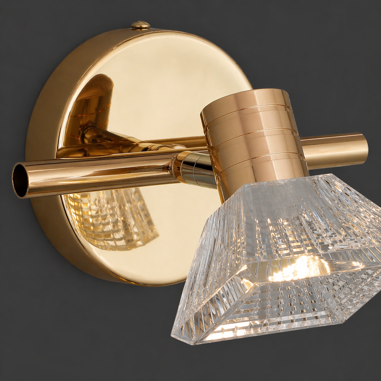 Zyra Crystal Single Wall Lamp