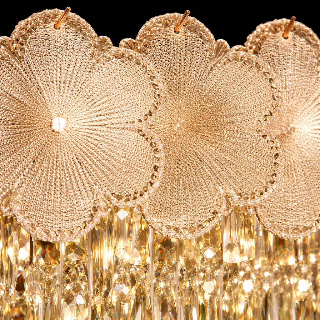 Elara Crystal Bloom Chandelier