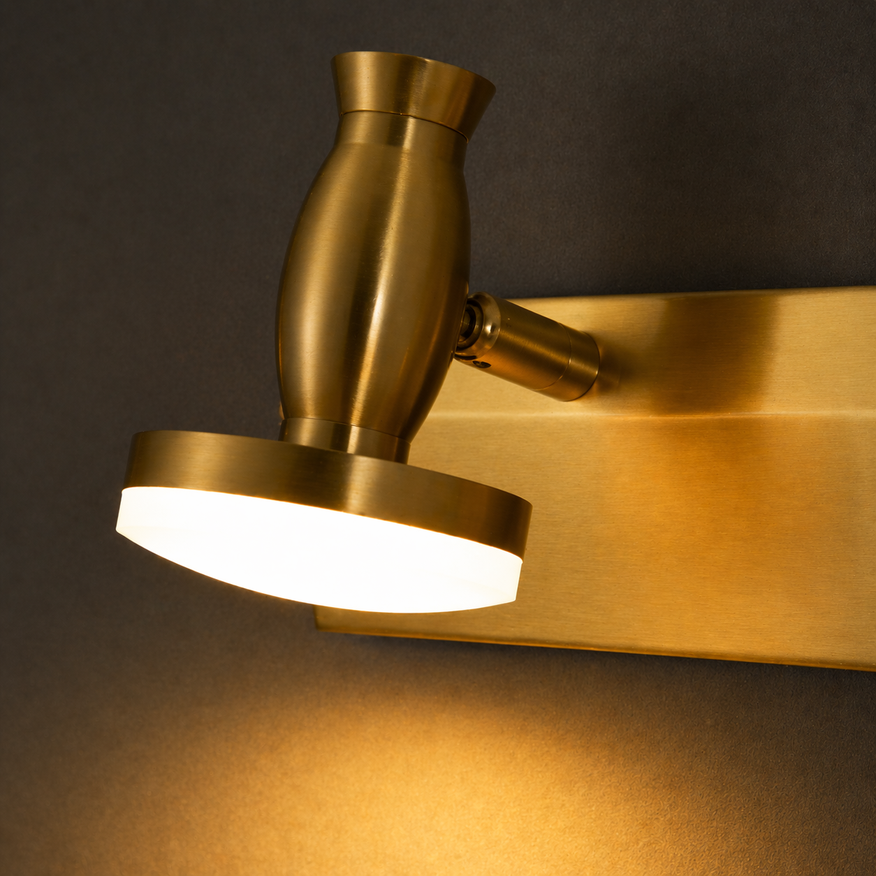 Luma Duo Gold LED Wall Light