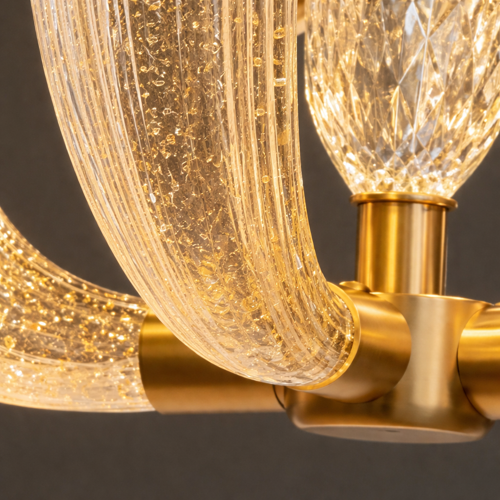 Halo Link Crystal Chandelier