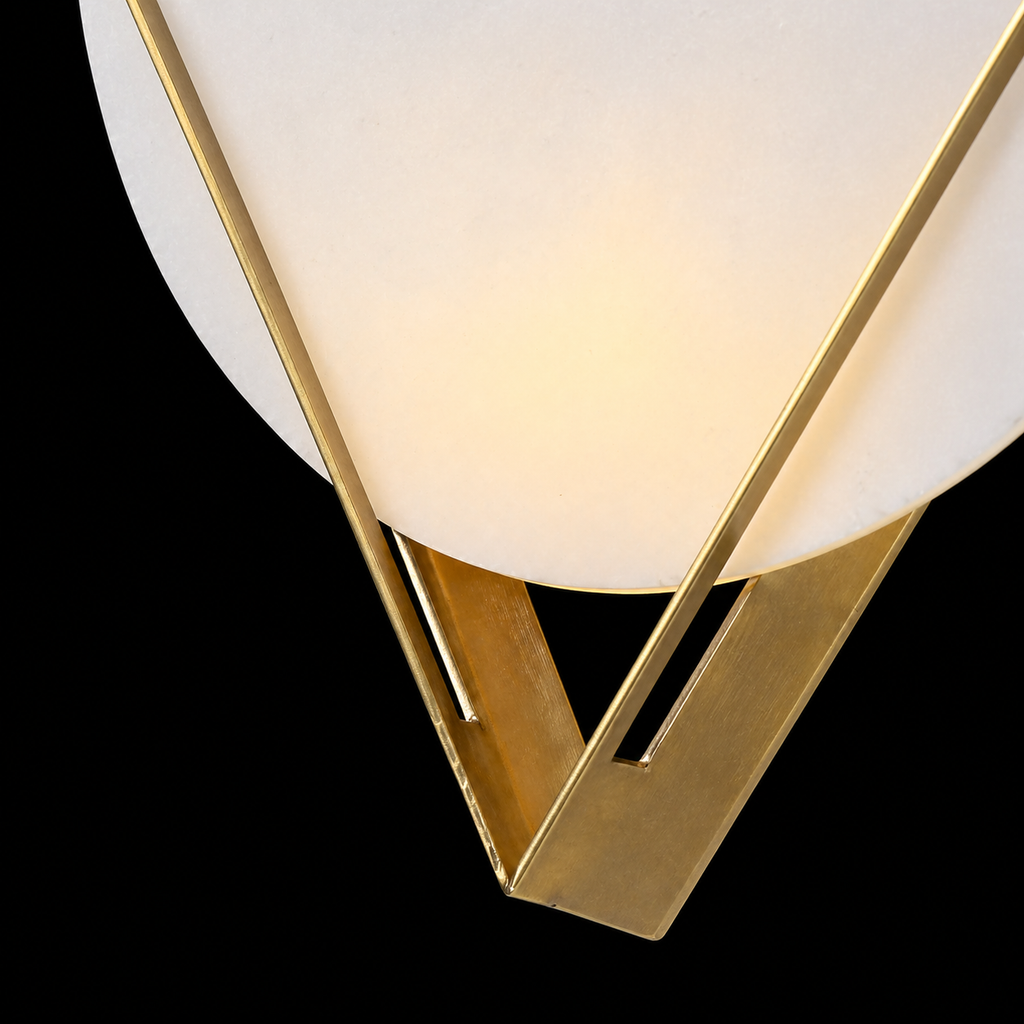 Mooncrest Gold Wall Sconce Light