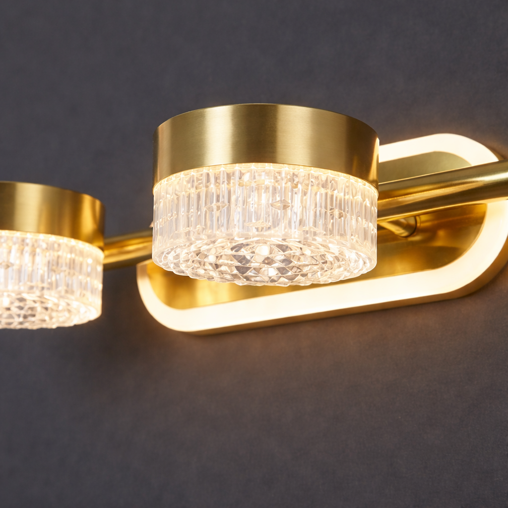Triora Gold Crystal Glow Vanity MirrorLight