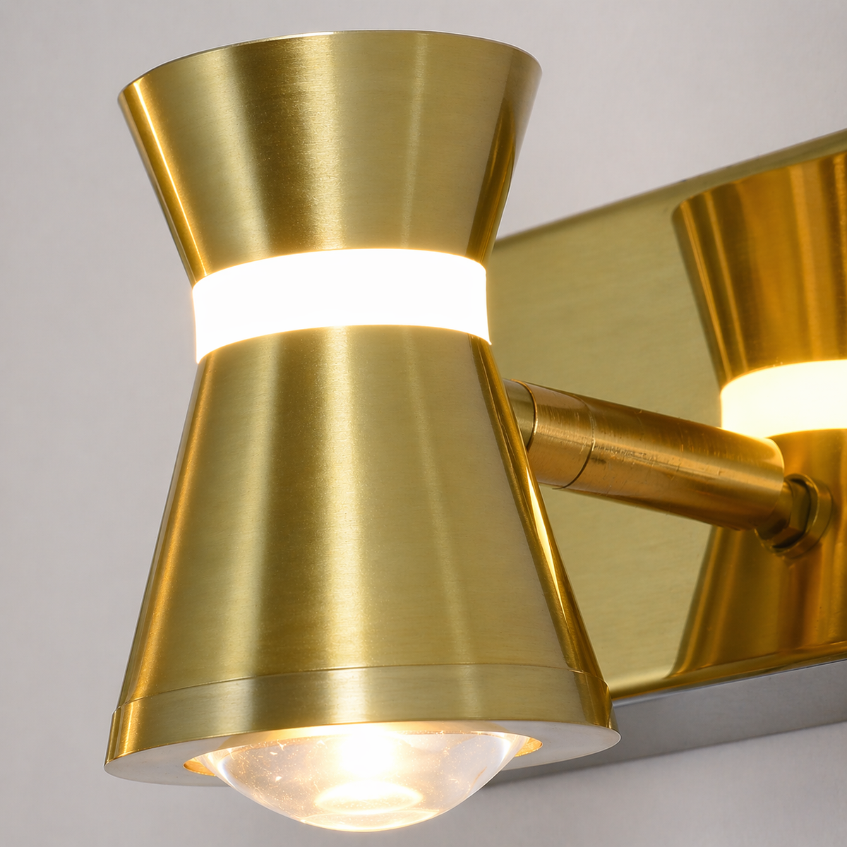 Vespera Trio Gold Mirror Lamp