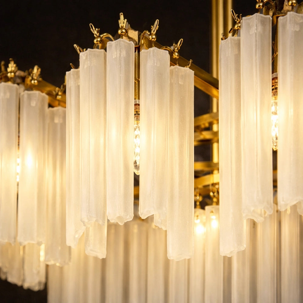 Lumira Linear Glass Chandelier