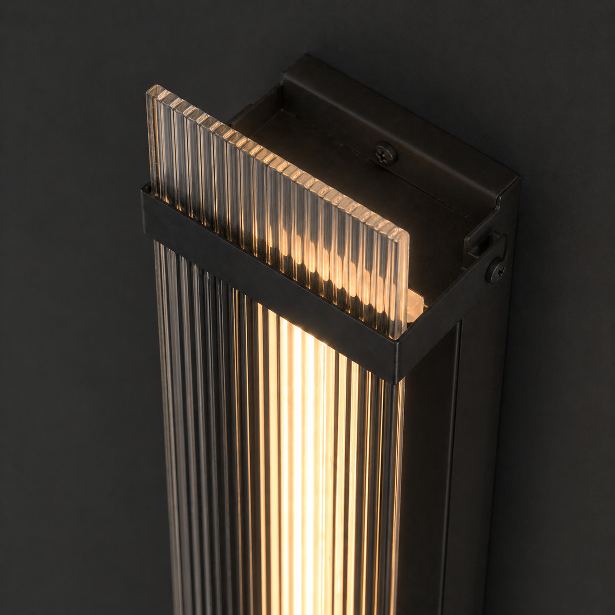 Obsidian Reed Linear Wall Sconce
