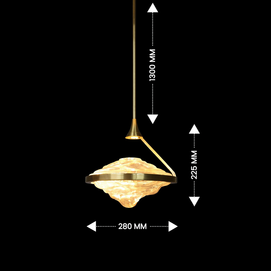 Gilded Frost Pendant Chandelier