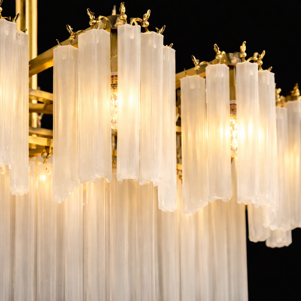 Lumira Linear Glass Chandelier
