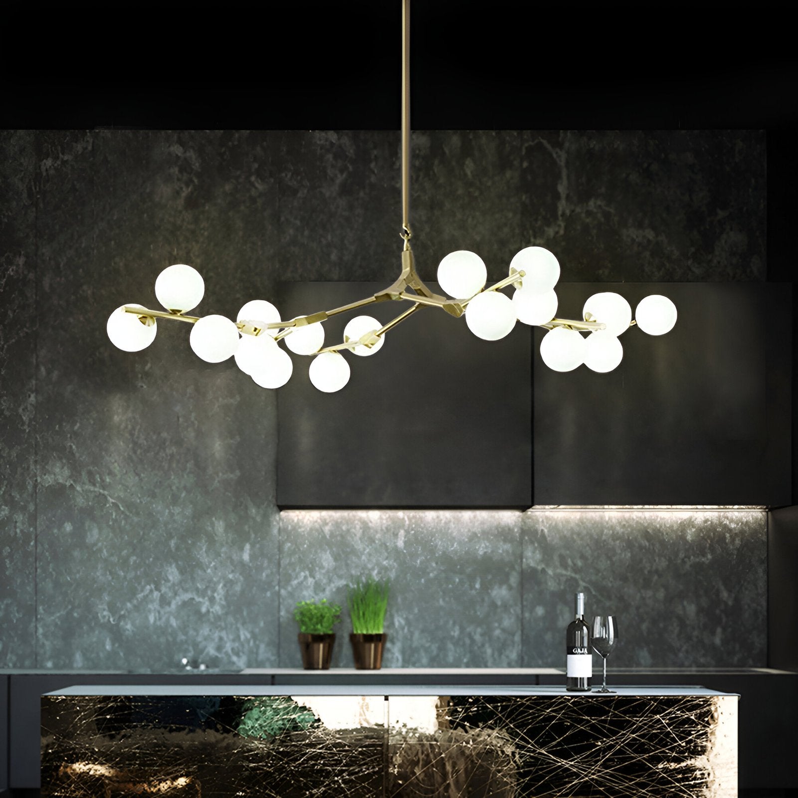 Orion’s 18-Ball Chandelier