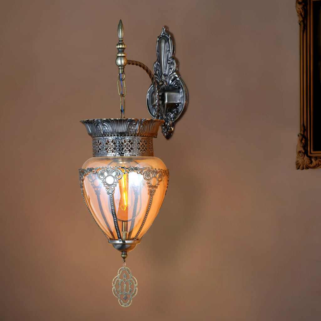 Sultan's Charm Antique Wall Lantern
