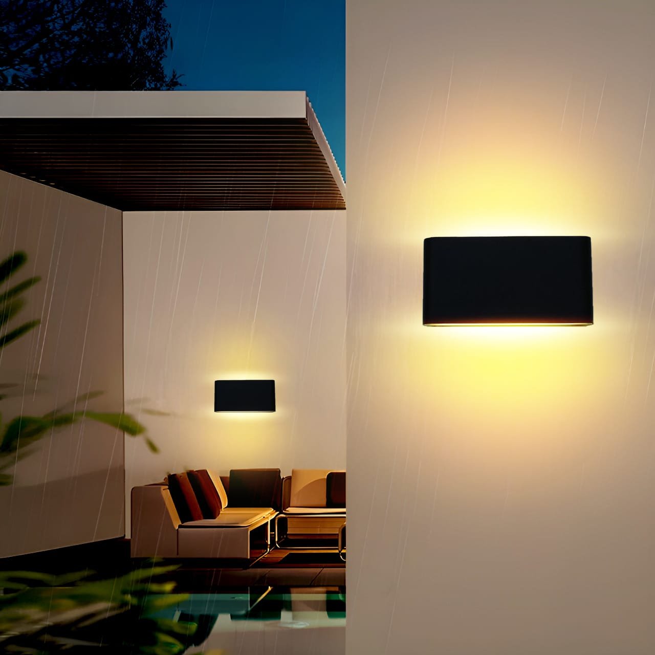 Sleek Waterproof LED Wall Light