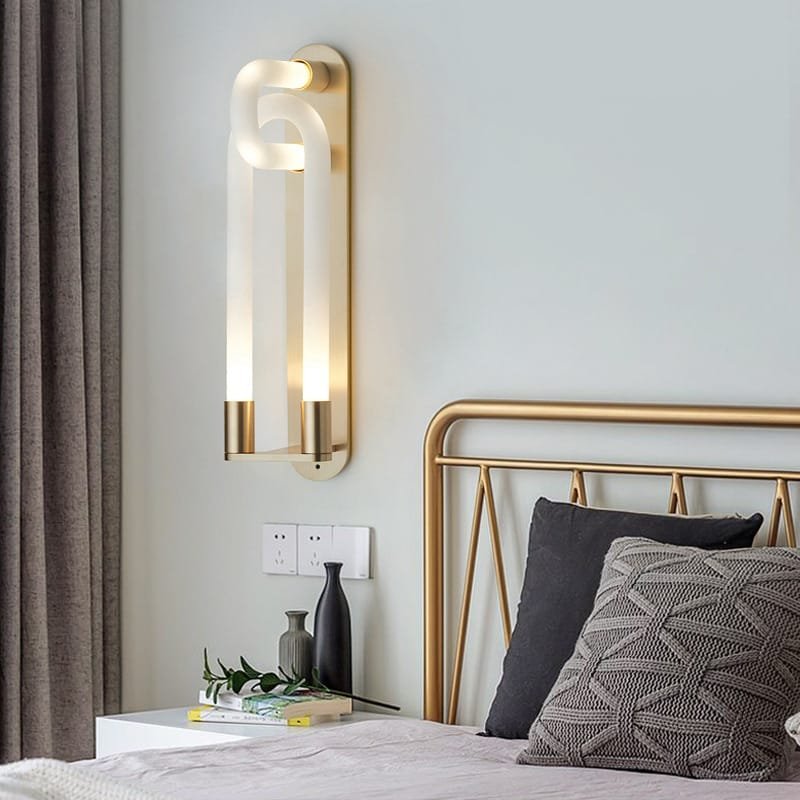 Sculpted Ties LED Wall Lamp