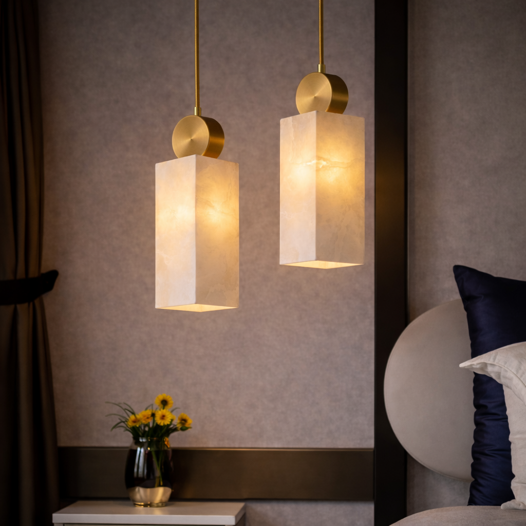Alvara Marble Drop Pendant Light