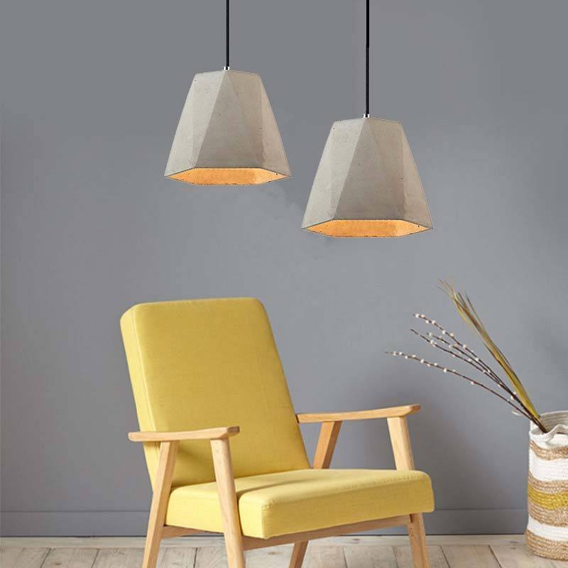 Concrete Fusion Natural Cement Pendant