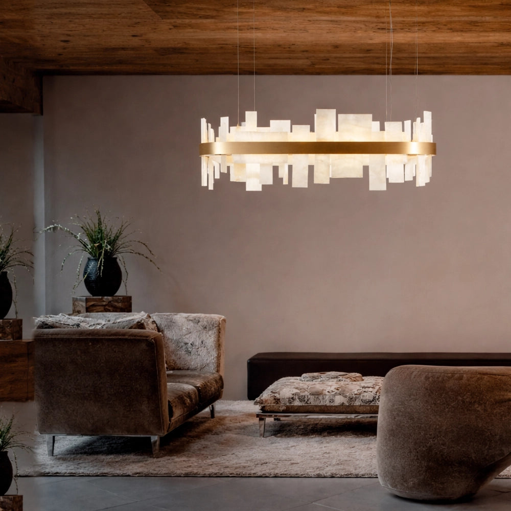 Strata Marble Skyline Chandelier