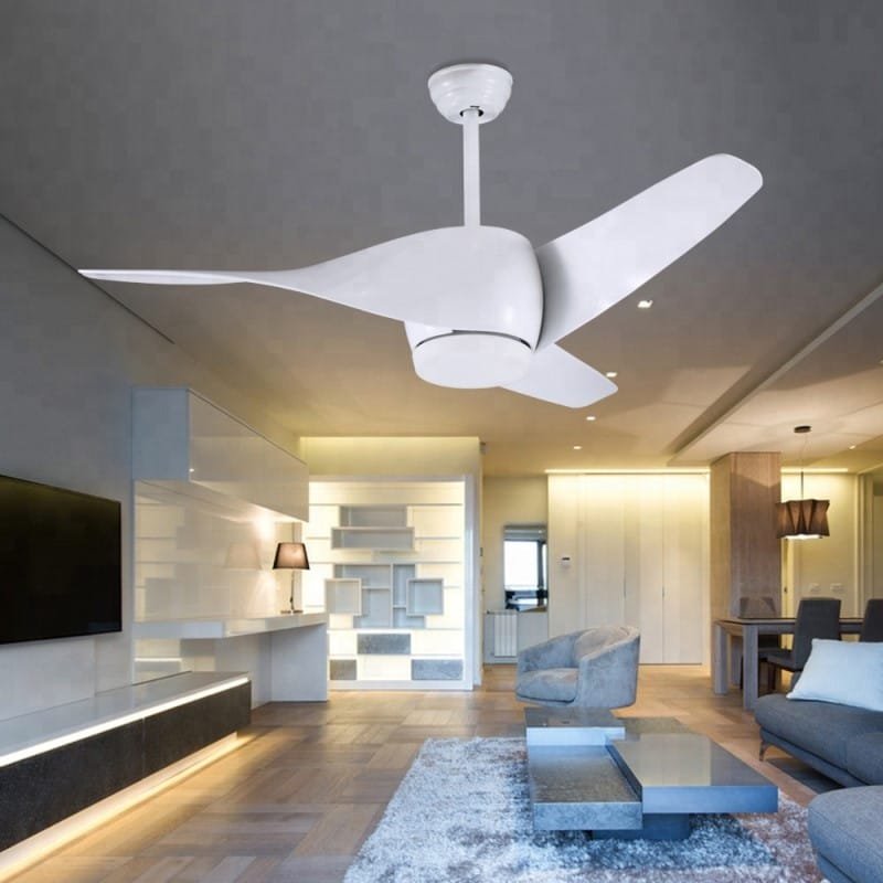 Woodpecker White Ceiling Fan | 50W BLDC Motor | 1320mm | Metal Body