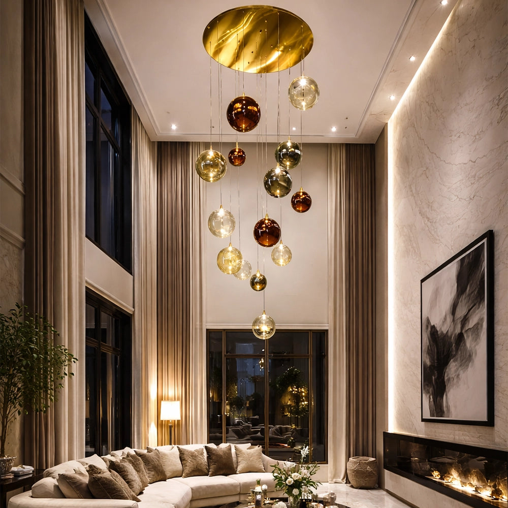 Eclipse Orb Pendant Chandelier