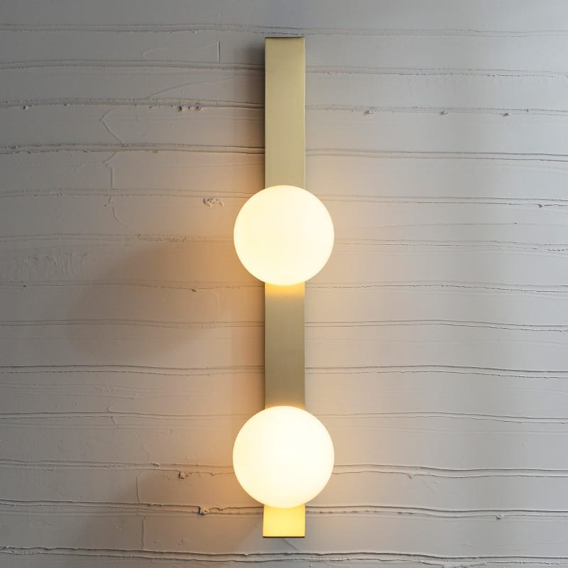 Golden Notes Double LED Wall Lamp