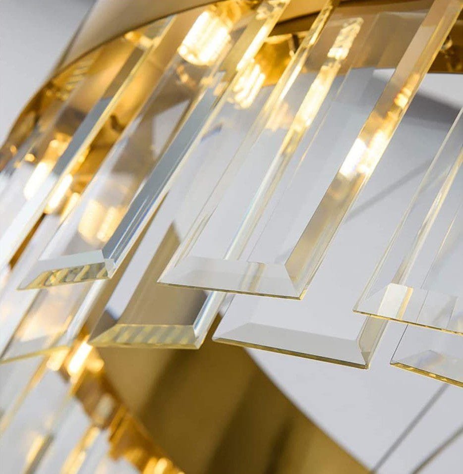 Brayerd Double Layered Glass Chandelier