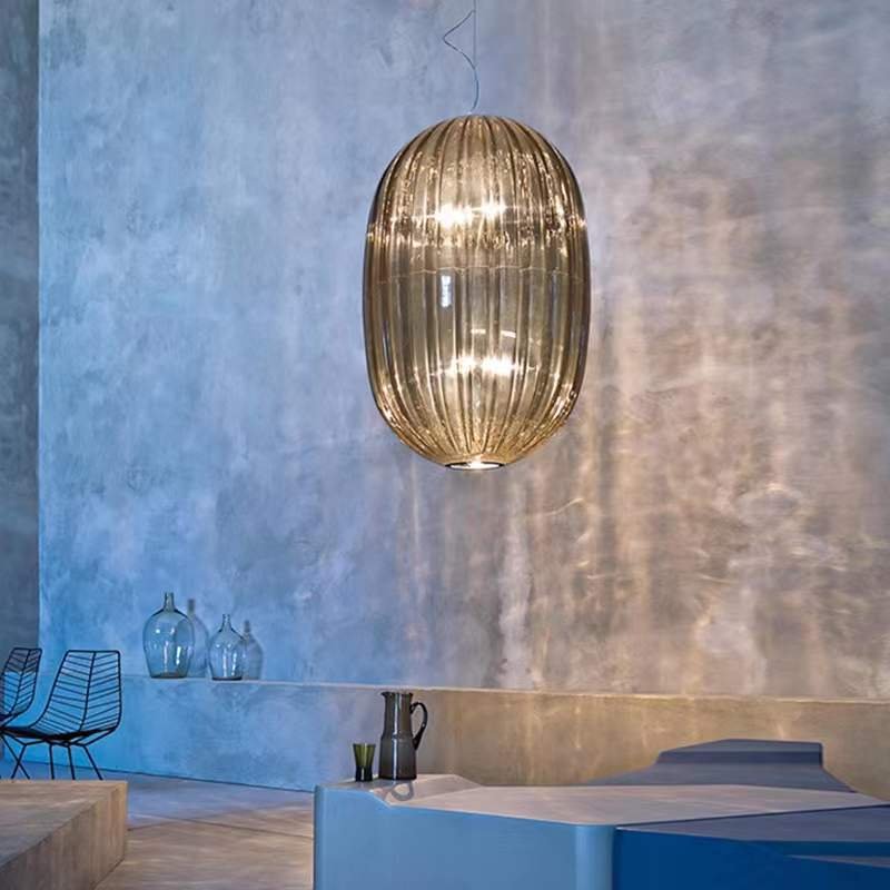 Shadowed Glass Pendant Lamp
