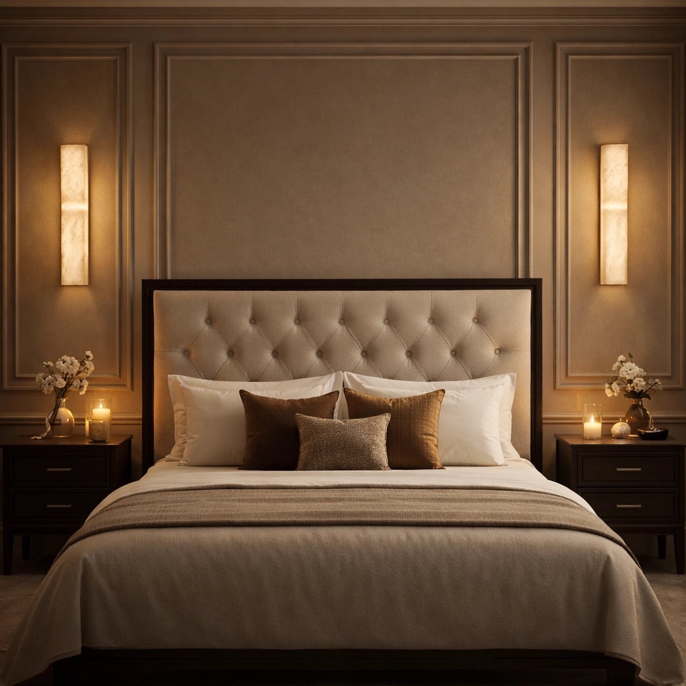 Lumiera Sculpted Marble Wall Light