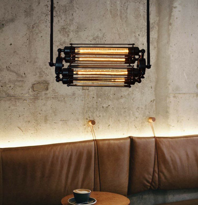 Rustic Refuge Parallel Iron Pendant Light