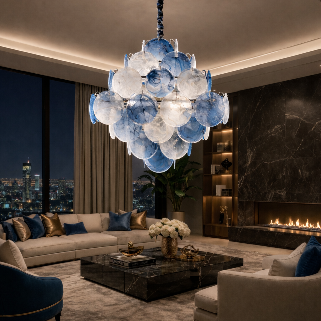Verdura Cascade Linear Chandelier