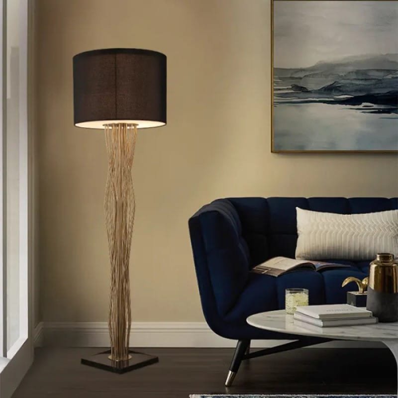 GoldenShadow Floor Lamp