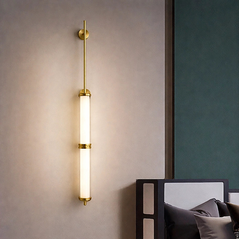 Orion Linear Glass Tube Wall Sconce