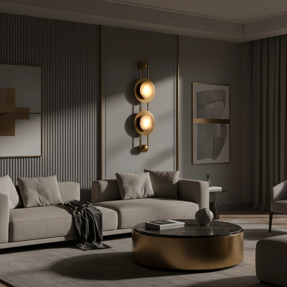 Binary Orbit Twin Sconce