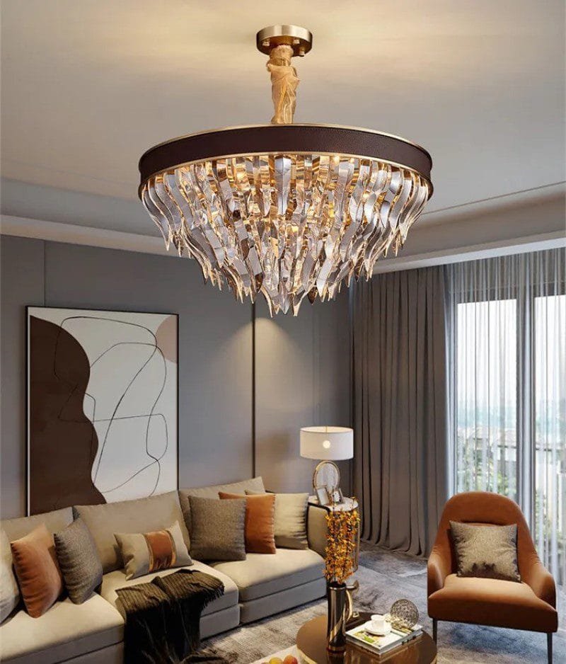 Crystal Cascade (2 Sizes) Crystal Chandelier