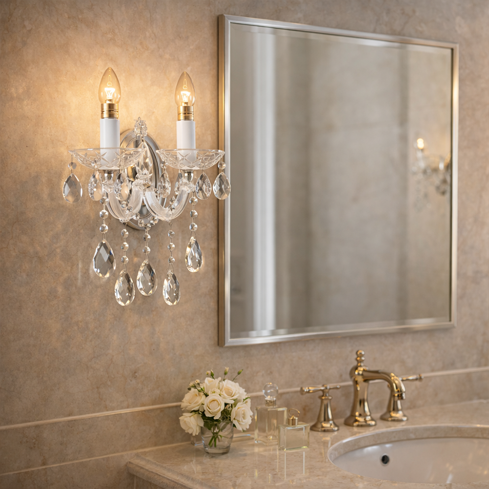 Silvara Eclat Crystal Wall Sconce
