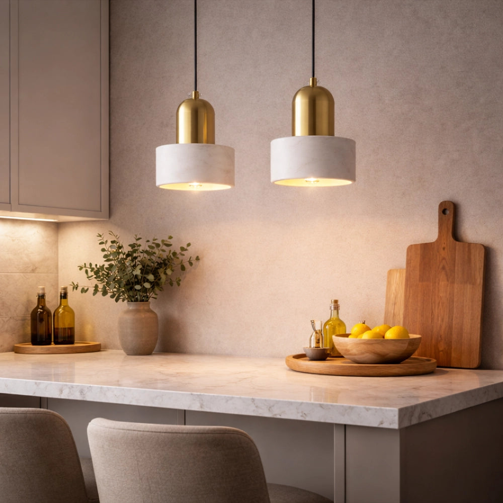 Aurevia Marble Dome Pendant Light