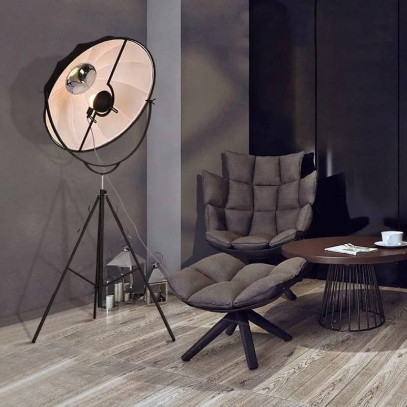 Electro Edge (Iron, Fabric) Floor Lamp