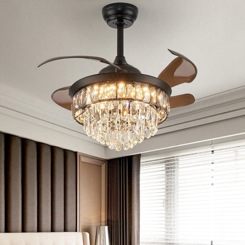 Nightjar (With lamp) Ceiling Fan | 38W BLDC Motor | 1220mm | Iron Body