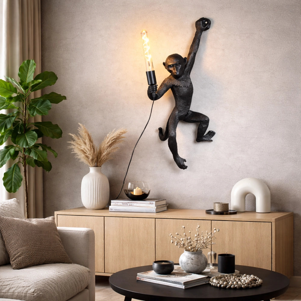 Creative Monkey Wall Light Fixture