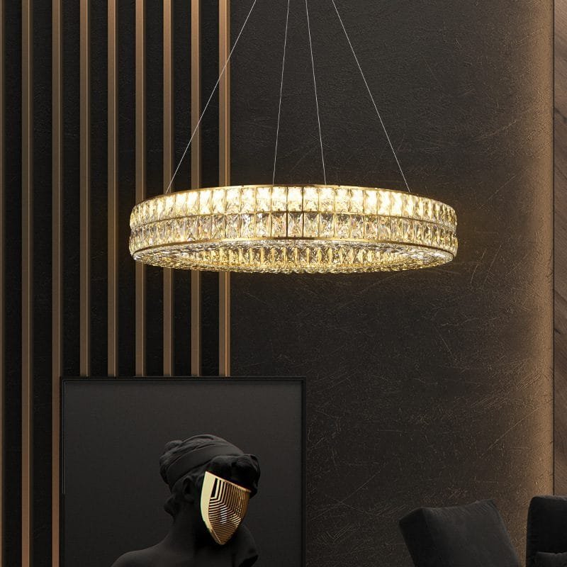 Jewel Drop (Round, 2 Sizes) Crystal Chandelier