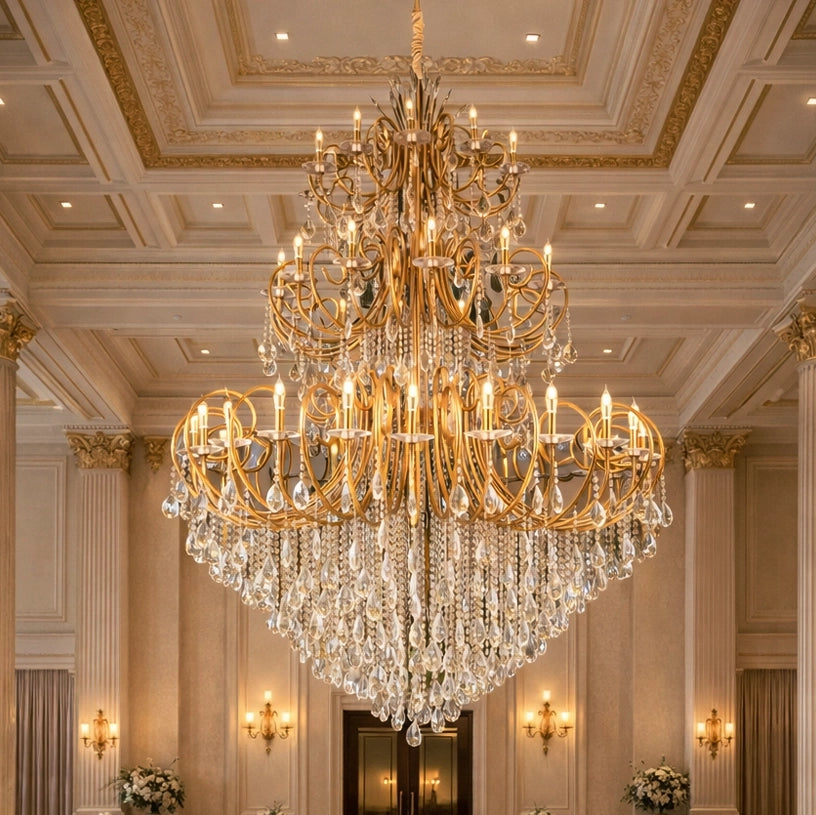 Aurelian Grande Crystal Chandelier