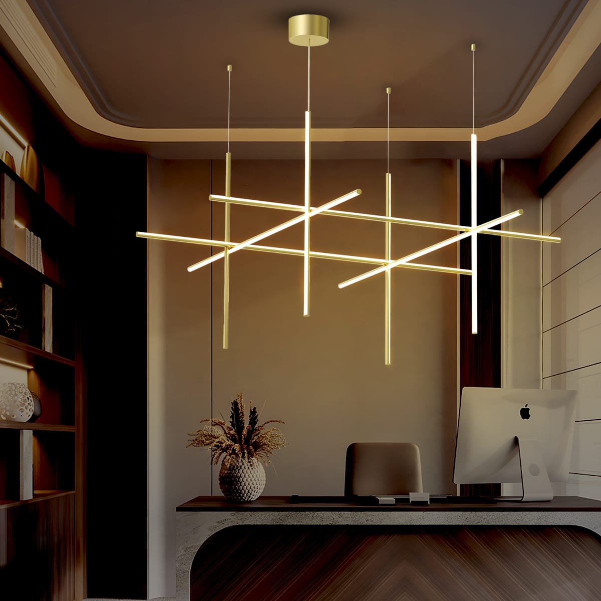 Gold Luminary Beam