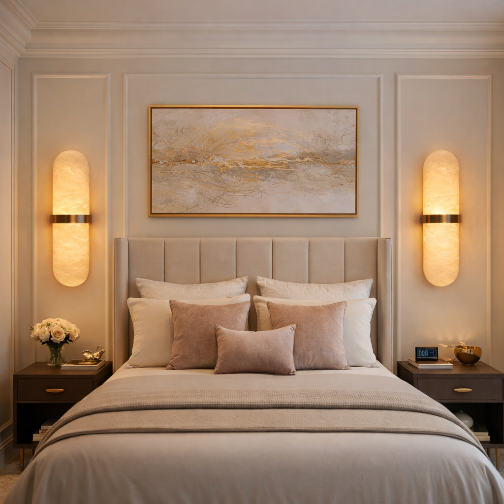 Auralis Capsule Marble Wall Sconce
