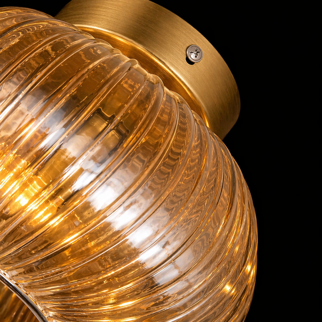 Solara Halo Glass Wall Light