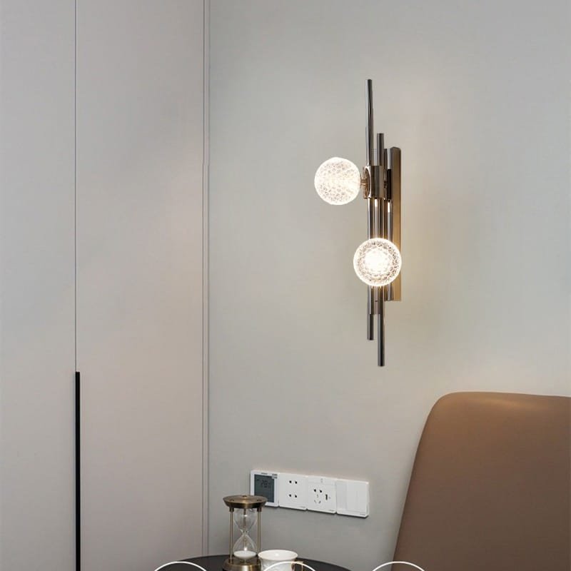 Sylvan Serenity (Duo)Chrome Wall Sconce
