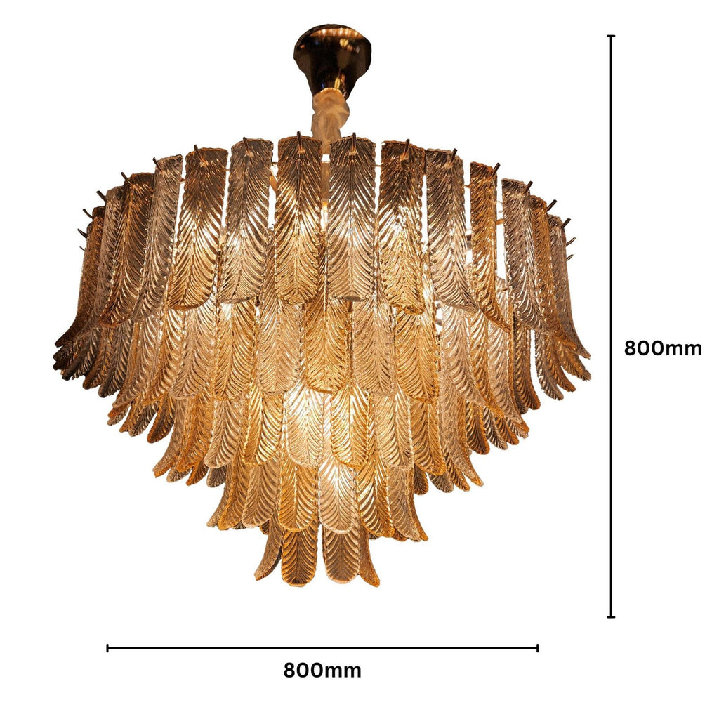 Gold On The Ceiling E14 Chandelier